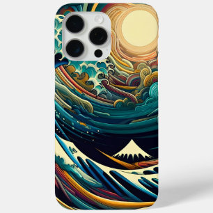 Funda Para iPhone 15 Pro Max La Gran Ola, la ola de Kanagawa v1
