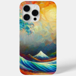 Funda Para iPhone 15 Pro Max La Gran Ola, la ola de Kanagawa v4