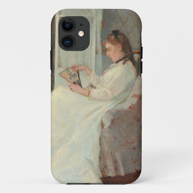 Funda De Case-Mate Para iPhone La hermana del artista en una ventana, 1869 (Reverso)