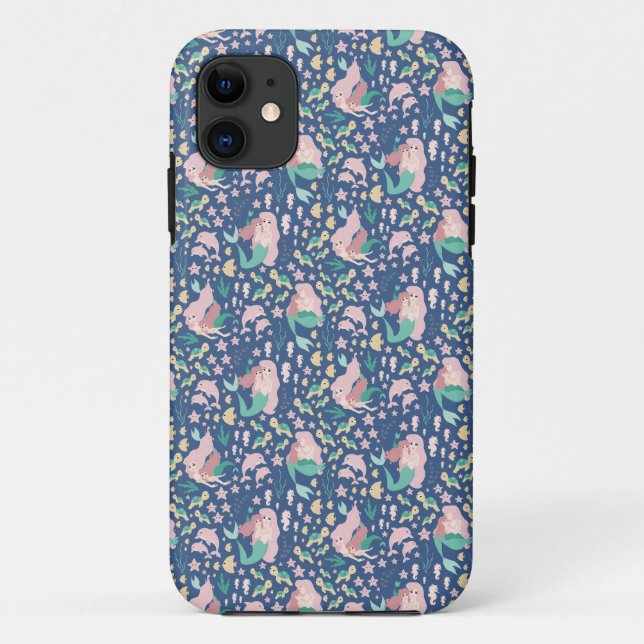 Funda De Case-Mate Para iPhone La hija de la sirena que se une a la versión oscur (Reverso)