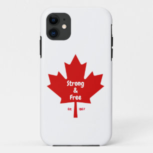 Funda Para iPhone 11 La hoja de arce "fuerte y libre"