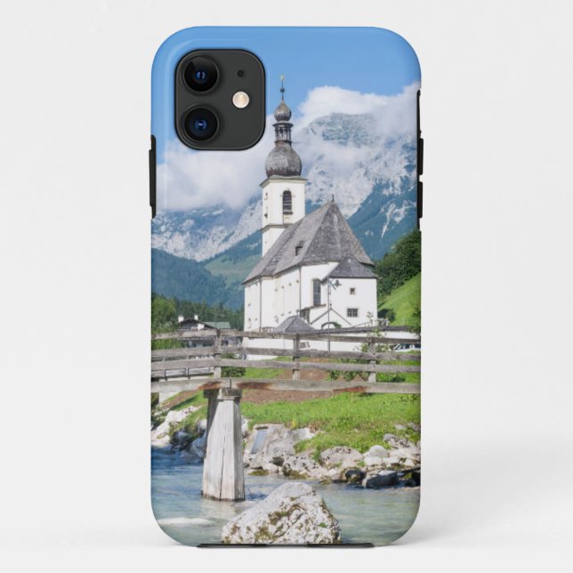 Funda De Case-Mate Para iPhone La iglesia parroquial de Ramsau (Reverso)