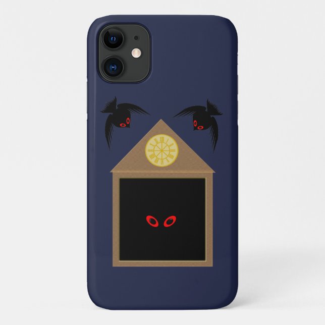Funda De Case-Mate Para iPhone La inamabilidad de Ravens Halloween (Reverso)