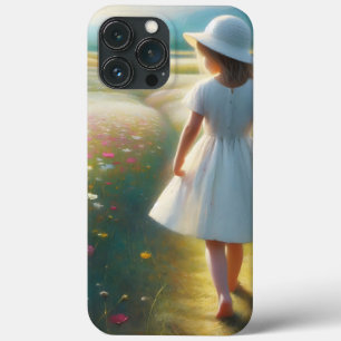 Funda Para iPhone 13 Pro Max La inocencia en la flor, un paseo por las flores