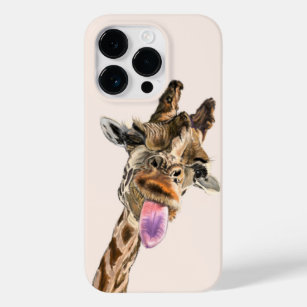 Funda Para iPhone 14 Pro De Case-Mate La juguetona tonga de la jirafa