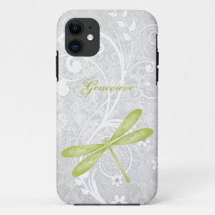 Funda Para iPhone 11 La libélula verde personalizada