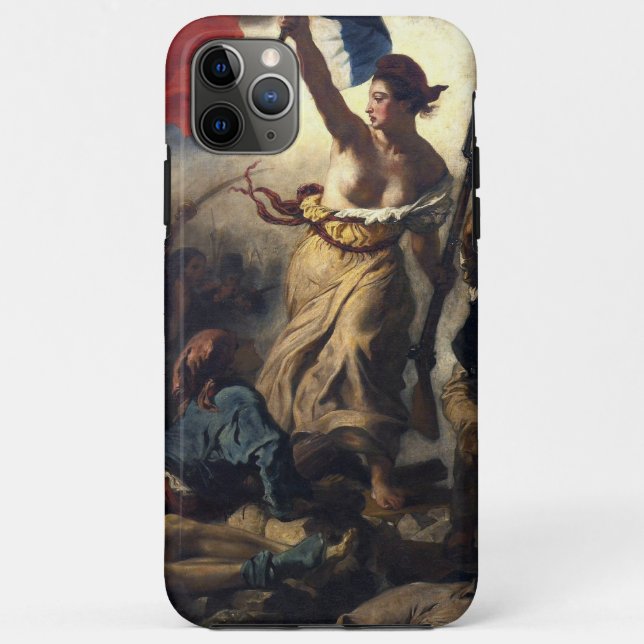 Funda De Case-Mate Para iPhone La libertad como líder del pueblo (Reverso)
