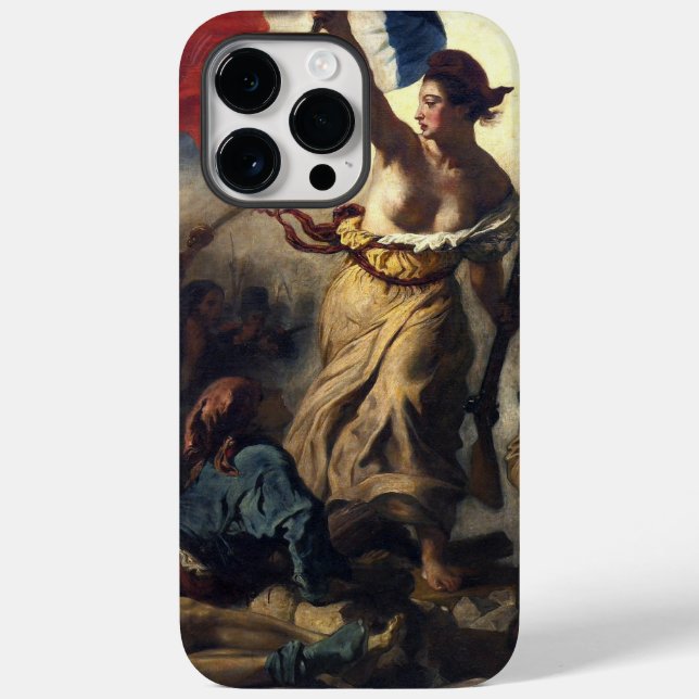 Funda De Case-Mate Para iPhone La libertad como líder del pueblo (Reverso )