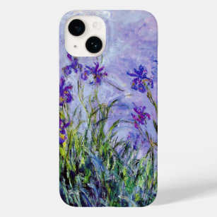 Funda Para iPhone 14 De Case-Mate La lila de Claude Monet irisa el azul floral del