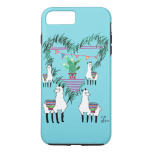 Funda Para iPhone 8 Plus/7 Plus La llama ama el cactus