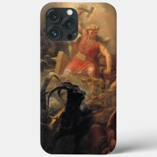 Funda Para iPhone 13 Pro Max La lucha de Thor con los gigantes