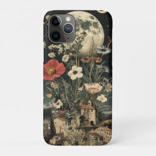 Funda Para iPhone 11 Pro La luna florece por el encanto rústico