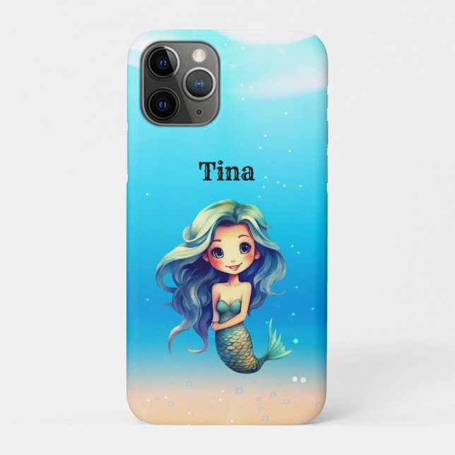 Funda De Case-Mate Para iPhone La magia de las sirenas bajo el mar (Reverso)
