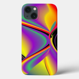 Funda Para iPhone 13 La magia de los colores abstracta el arte pluviomé