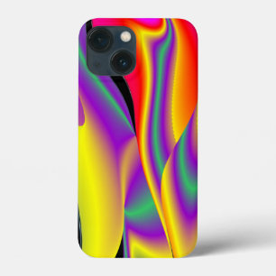 Funda Para iPhone 13 Mini La magia de los colores abstracta el arte pluviomé
