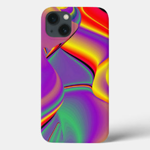 Funda Para iPhone 13 La magia de los colores abstracta el arte pluviomé