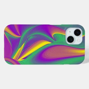 Funda Para iPhone 15 La Magia de los Colores Abstracto 3D Rainbowart