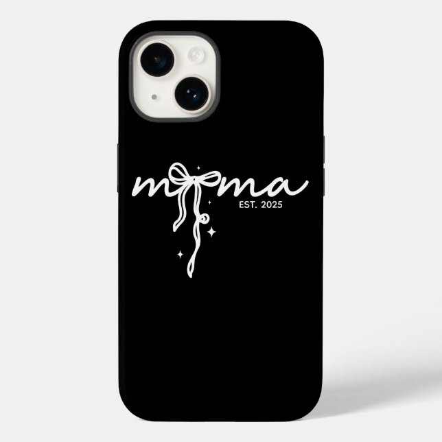 Funda De Case-Mate Para iPhone La Mamá Blanca y Negra Est Personalizada (Reverso )