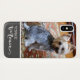 Funda De Case-Mate Para iPhone La mamá de Yorkshire Terrier Yorkie añade su foto (Reverso (horizontal))