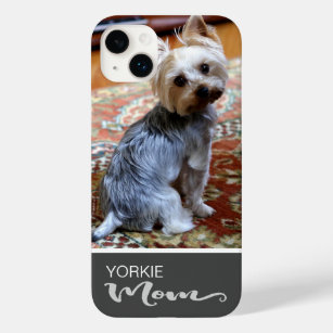 Funda Para iPhone 14 Plus De Case-Mate La mamá de Yorkshire Terrier Yorkie añade su foto