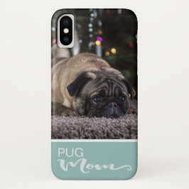 Funda Para iPhone X La mamá del barro amasado añade su foto del perro