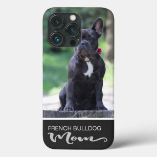 Funda Para iPhone 13 Pro La mamá del bulldog francés añade su foto del