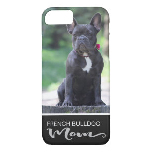 Funda Para iPhone 8/7 La mamá del bulldog francés añade su foto del