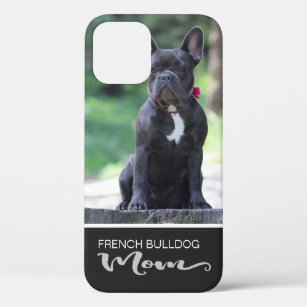 Funda Para iPhone 12 La mamá del bulldog francés añade su foto del