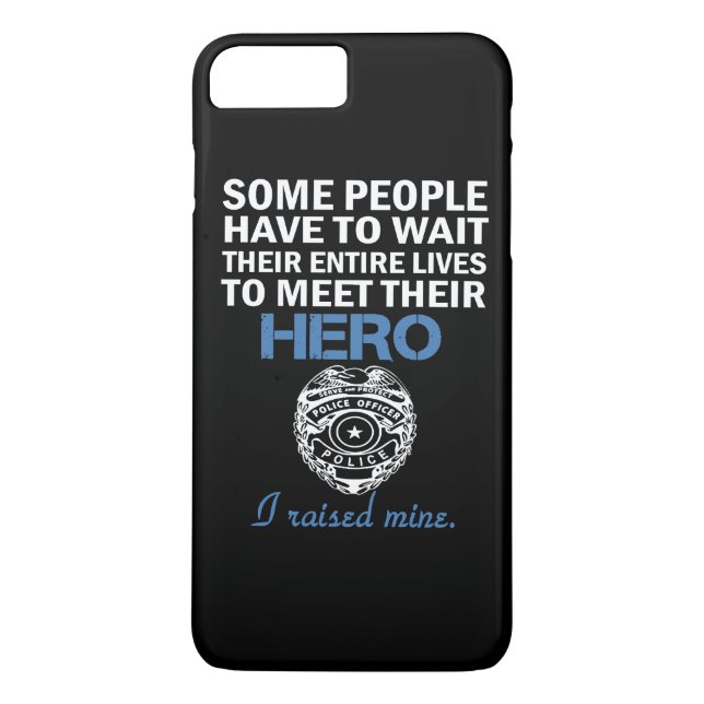 Funda De Case-Mate Para iPhone La mamá del oficial de policía (Reverso)