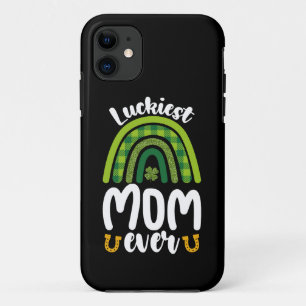 Funda Para iPhone 11 La mamá más afortunada del día de San Patricio fam