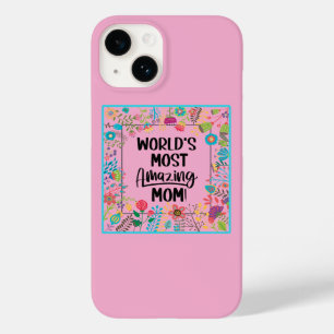 Funda Para iPhone 14 De Case-Mate La mamá más asombrosa del mundo