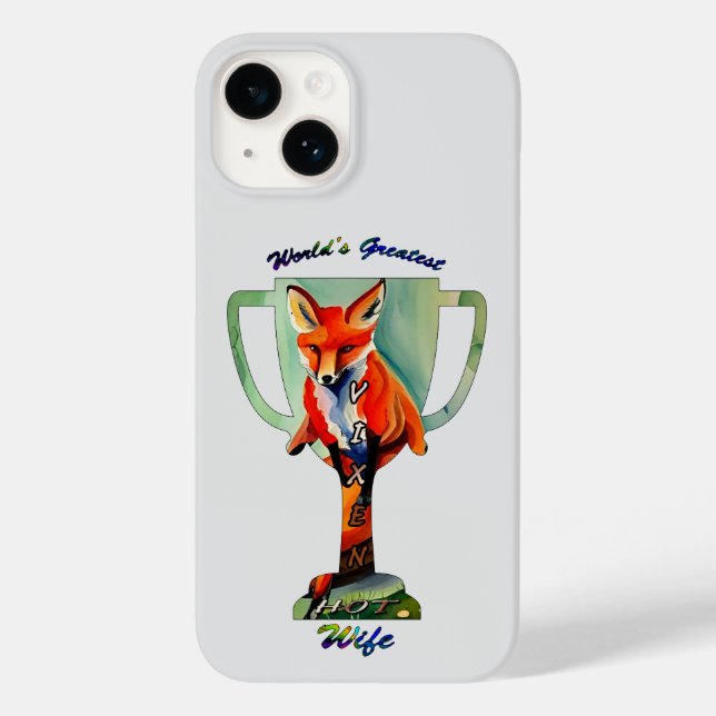 Funda De Case-Mate Para iPhone La mejor esposa caliente del mundo (Reverso )