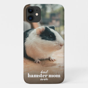 Funda Para iPhone 11 La mejor madre de Hamster, Mascota de Personalizad
