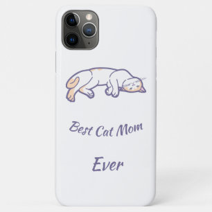 Funda Para iPhone 11 Pro Max La mejor mamá de gatos del mundo