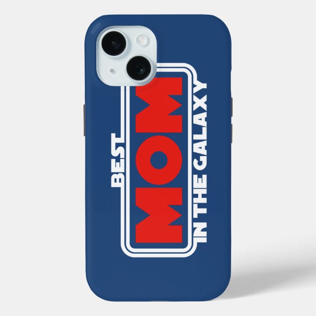 Funda De Case-Mate Para iPhone La mejor mamá de la galaxia (Reverso )