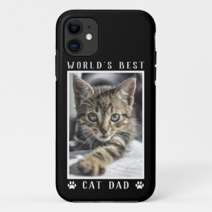 Funda Para iPhone 11 La mejor pintura de papá de gato del mundo imprime