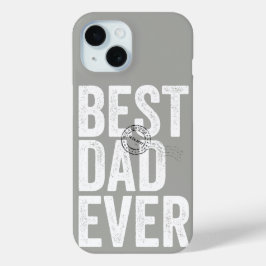 Funda Para iPhone 15 La mejor tipografía del Día del Padre