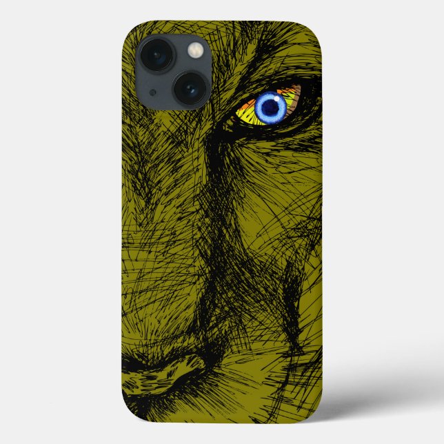 Funda De Case-Mate Para iPhone La mirada del tigre (Reverso)