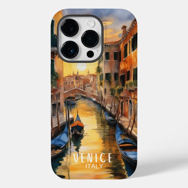 Funda De Case-Mate Para iPhone La misteriosa puesta de sol en Venecia (Reverso )
