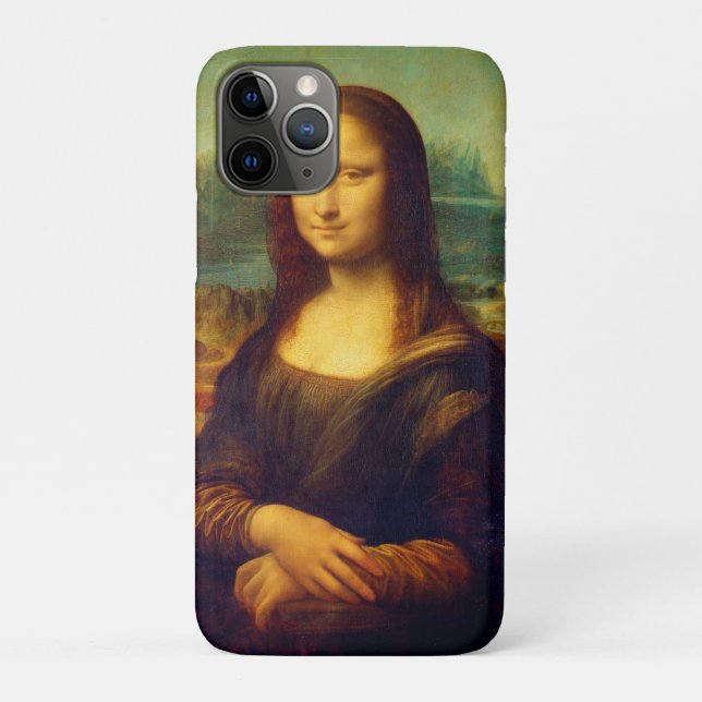 Funda De Case-Mate Para iPhone La Mona Lisa por Leonardo Da Vinci (Reverso)