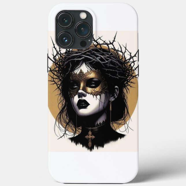 Funda De Case-Mate Para iPhone La monja en negro (Reverso )