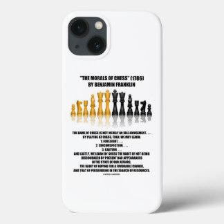 Funda Para iPhone 13 La Moral Del Ajedrez Benjamin Franklin