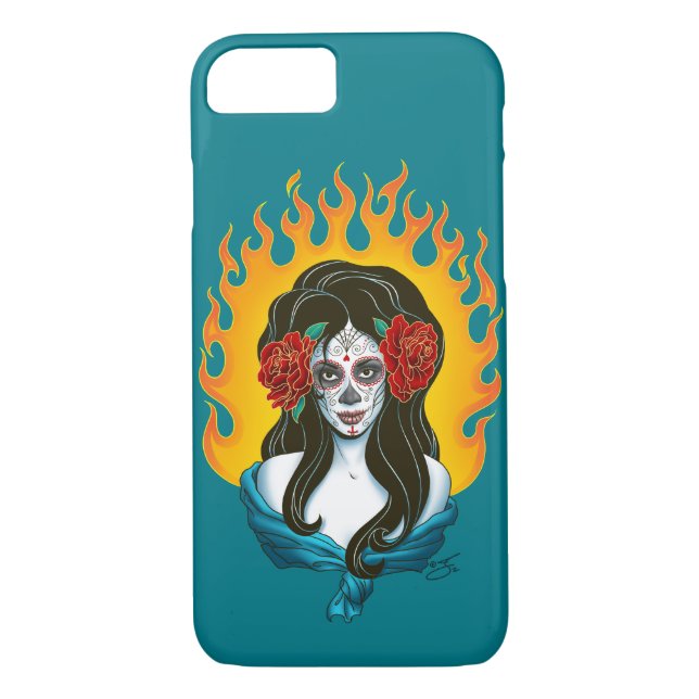 Funda De Case-Mate Para iPhone La Muerta Madonna (Reverso)
