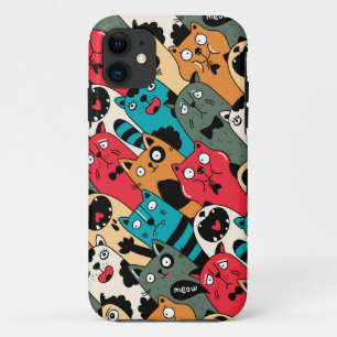 Funda Para iPhone 11 La multitud de gatos