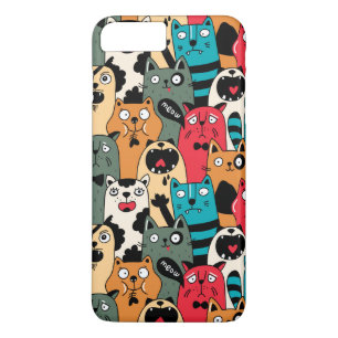 Funda Para iPhone 8 Plus/7 Plus La multitud de gatos