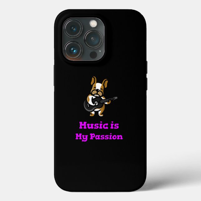 Funda De Case-Mate Para iPhone La música es mi pasión (Reverso )