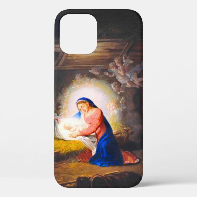 Funda De Case-Mate Para iPhone La Natividad de Cristo (Reverso )