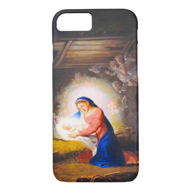 Funda De Case-Mate Para iPhone La Natividad de Cristo (Reverso)