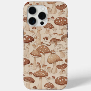 Funda Para iPhone 15 Pro Max La naturaleza: Arte con temas de setas