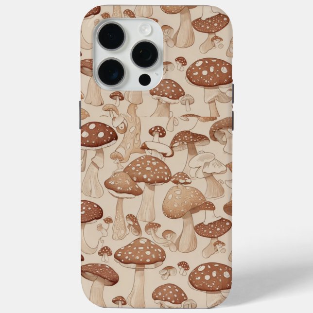 Funda De Case-Mate Para iPhone La naturaleza: Arte con temas de setas (Reverso )